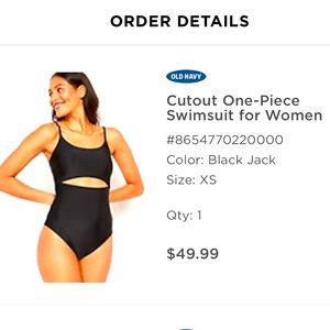 Old Navy cut out one piece swimsuit